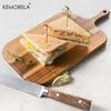 Деревянная разделочная доска из акации с ручкой - для сыра, хлеба, мясной блок для ресторанной кухни и домашнего использования. Доступны два размера.