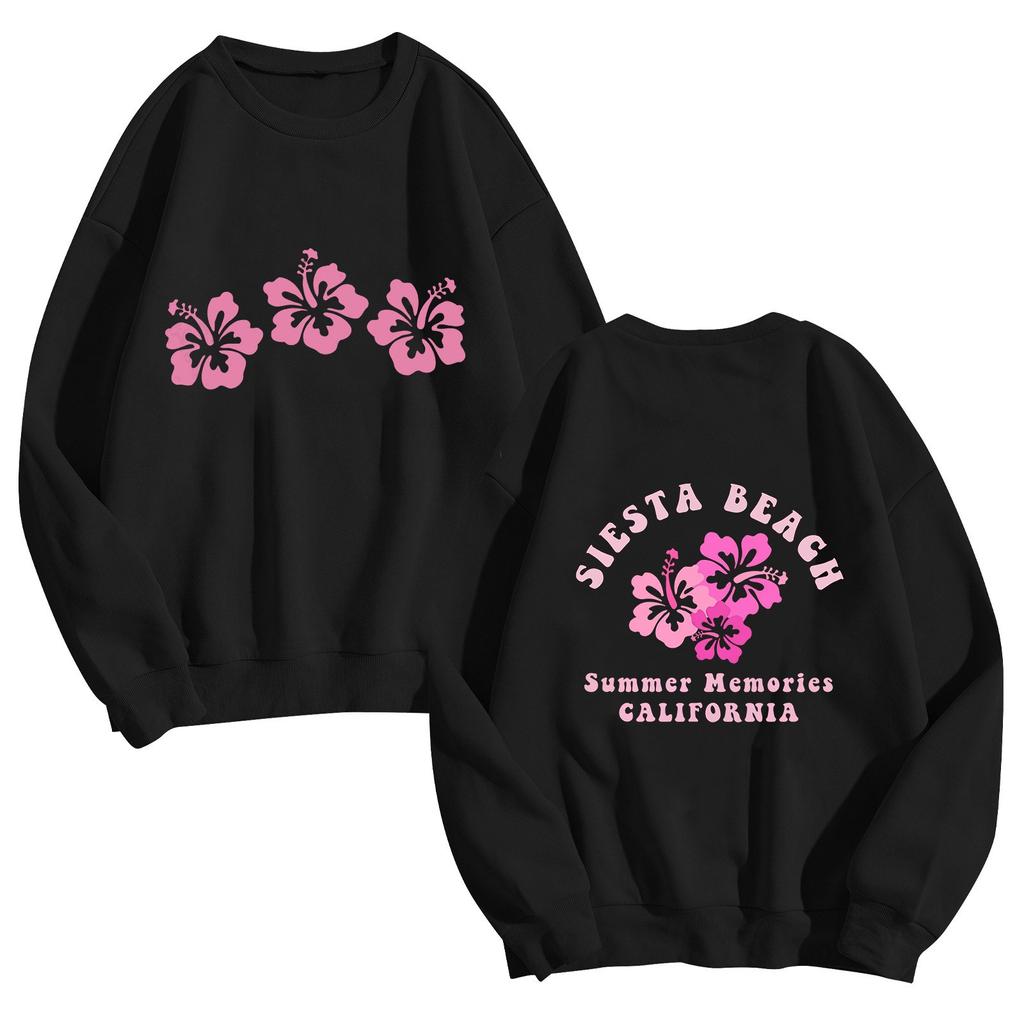 Женская мода повседневная однотонная блузка с длинным рукавом и круглым вырезом