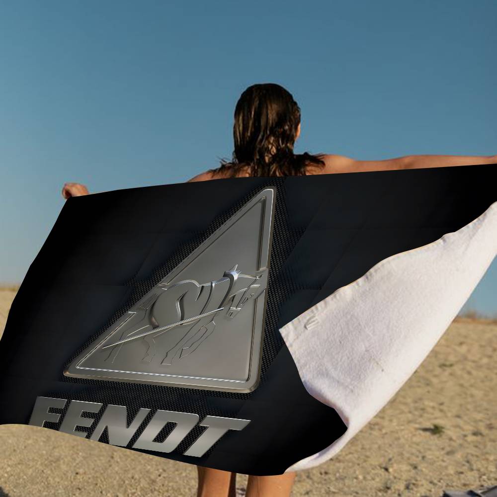 Сельскохозяйственный трактор Fendt Пляжное полотенце Цветные банные полотенца для девочки Микрофибра Быстросохнущее Песок не прилипает Пляж Йога Спа Тренажерный зал Бассейн