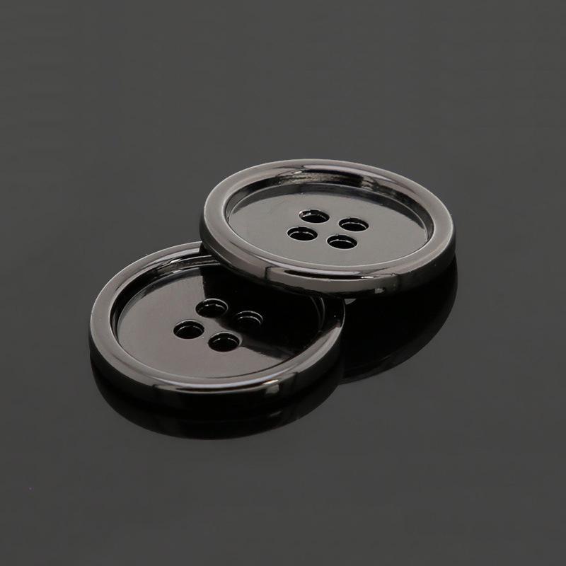 Универсальные круглые металлические пуговицы для мужских и женских костюмов, пальто, ветровок и рубашек