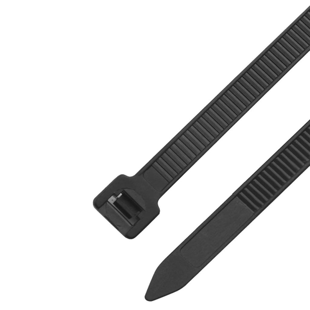 100 шт. сверхпрочные нейлоновые кабельные стяжки, прочность на разрыв, самоблокирующиеся стяжки для трубопровода 3x100 мм /