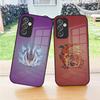 Чехол для телефона M-Monster Hunter для S25 Samsung S24 Ultra S23 Fe S22 Plus S20 S21 A16 A54 A34 A53 Стеклянная крышка