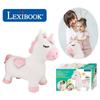 Переноска - LEXIBOOK - Надувной прыгающий единорог - Мягкий - Съемный чехол - Для детей от 3 лет