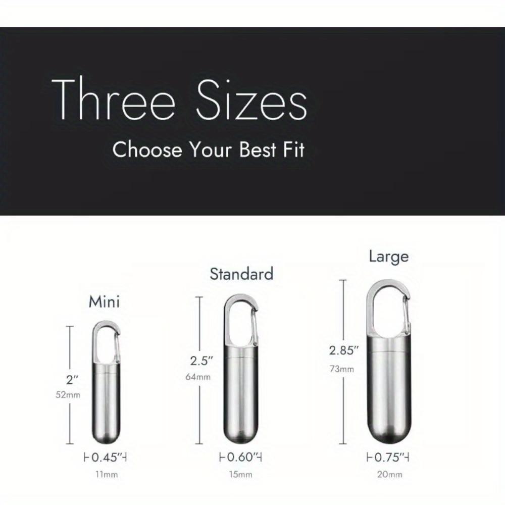 Брелок-таблетница, Портативная водонепроницаемая таблетница, Дорожная таблетница, Милая брелок-таблетница для ношения в походах и кемпинге.