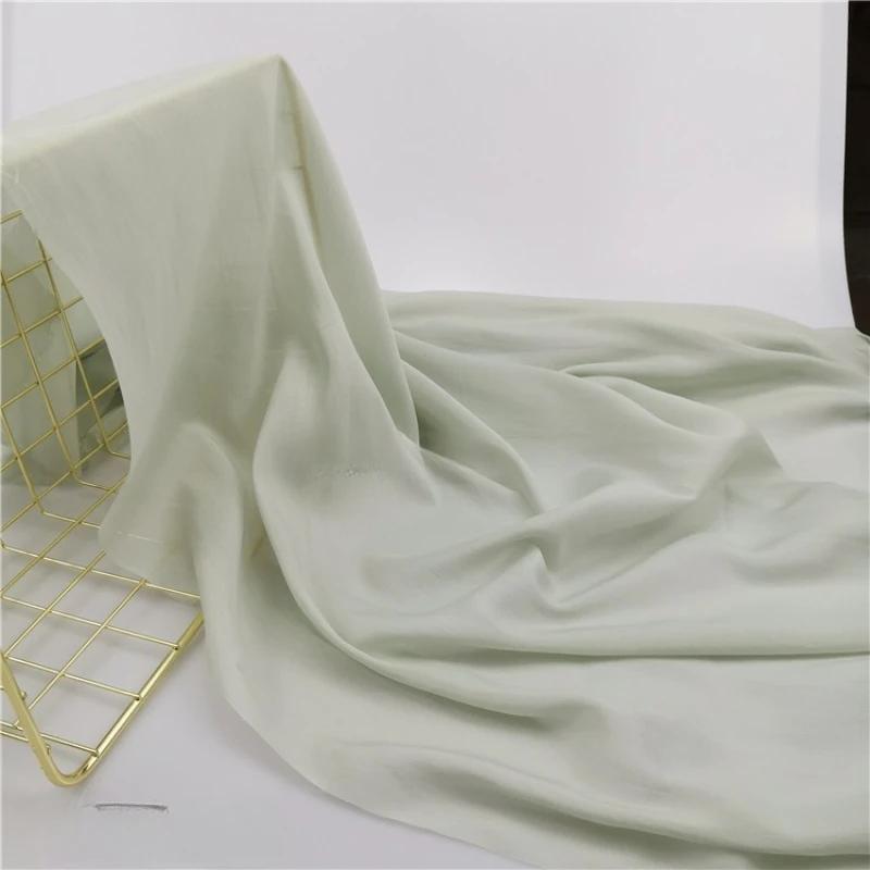 100x150 см шелковый хлопковый материал ткань однотонная для нижней подкладки юбки одежда ткань одежда DIY швейная оптовая продажа