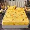 Solid Color Padded Mattress Simmons Protective Mattress Cover Hotel Thickened with Cotton Bed Cover Non-slip Bed Cover
