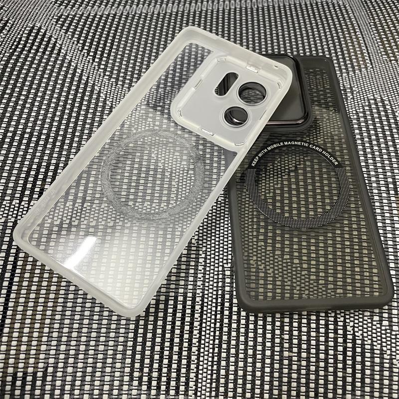 Роскошный прозрачный чехол Magsafe TPU для Motorola Edge 40, мягкий силиконовый прозрачный магнитный чехол для беспроводной зарядки, защита камеры, полная защита от ударов