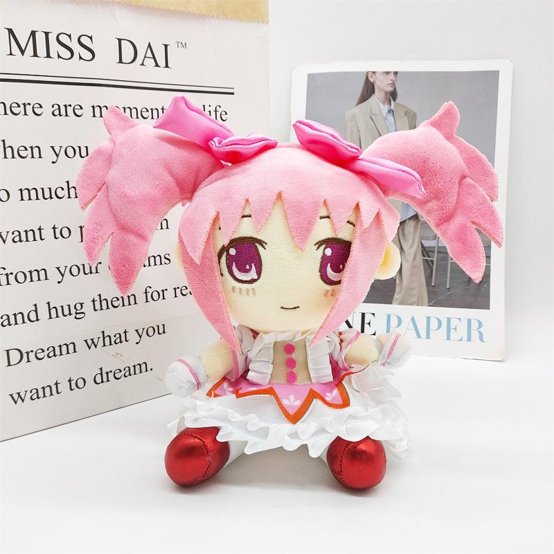 Мультяшная плюшевая игрушка Канаме Мадока Аниме Puella Magi Madoka Magica Набивная кукла Плюшевые фигурки Мягкие Фумо Детские фанаты Подарки для девочек