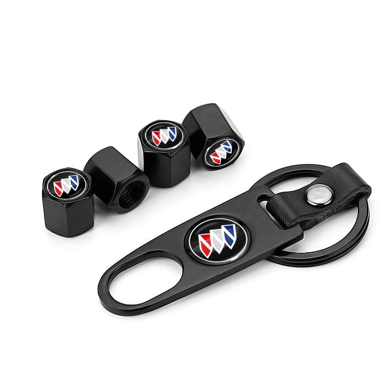 Модные колпачки для вентилей автомобильных шин с брелоком для ключей с логотипом автомобиля для Buick Enclave Regal Lacrosse Encore Excelle Envision Автомобильные аксессуары