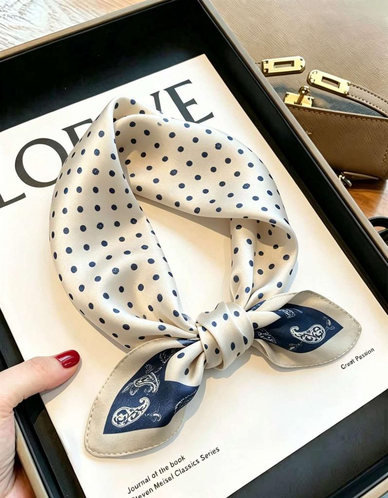 [111 Mulberry Silk] Silk Silk Scarf Spring Fashion Versatile Silk Square Scarf High-end Scarf Women