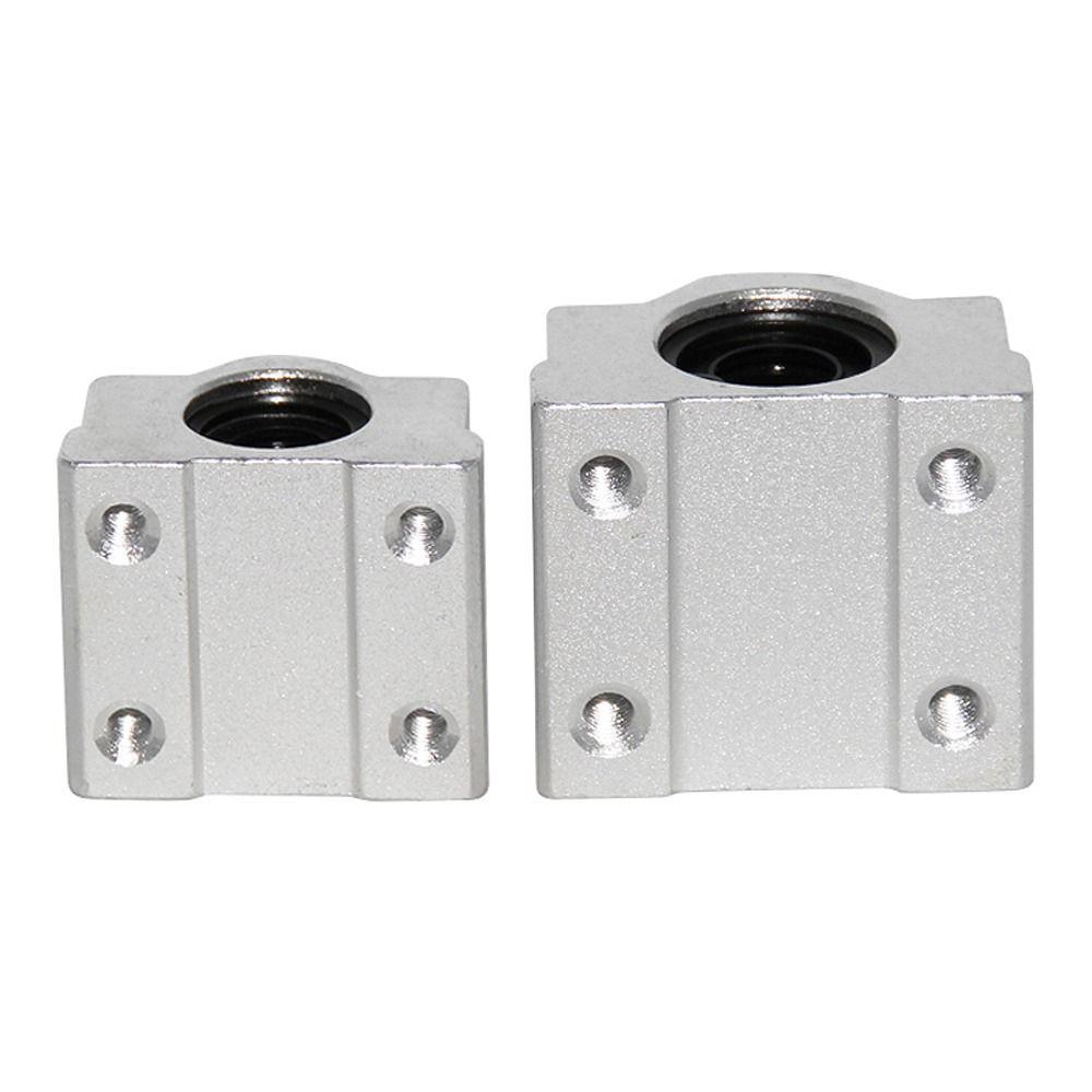 CNC Router Slide Bushing Block SCS8UU SCS10UU SCS12UU Guild Rail Shaft 3D Printer Shafts Rod Parts
