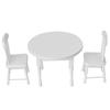 Doll House Accessories 3PCS Table Chair Simulation Furniture 1:12 Photograph Props