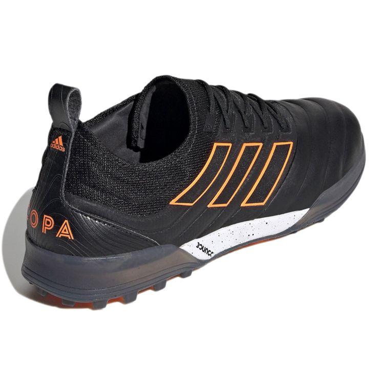 adidas Copa 20.1 TF (Резиновые шипы) Прочные Футбольные Бутсы Мужские Футбольные Бутсы Черно-Оранжевые EH0892