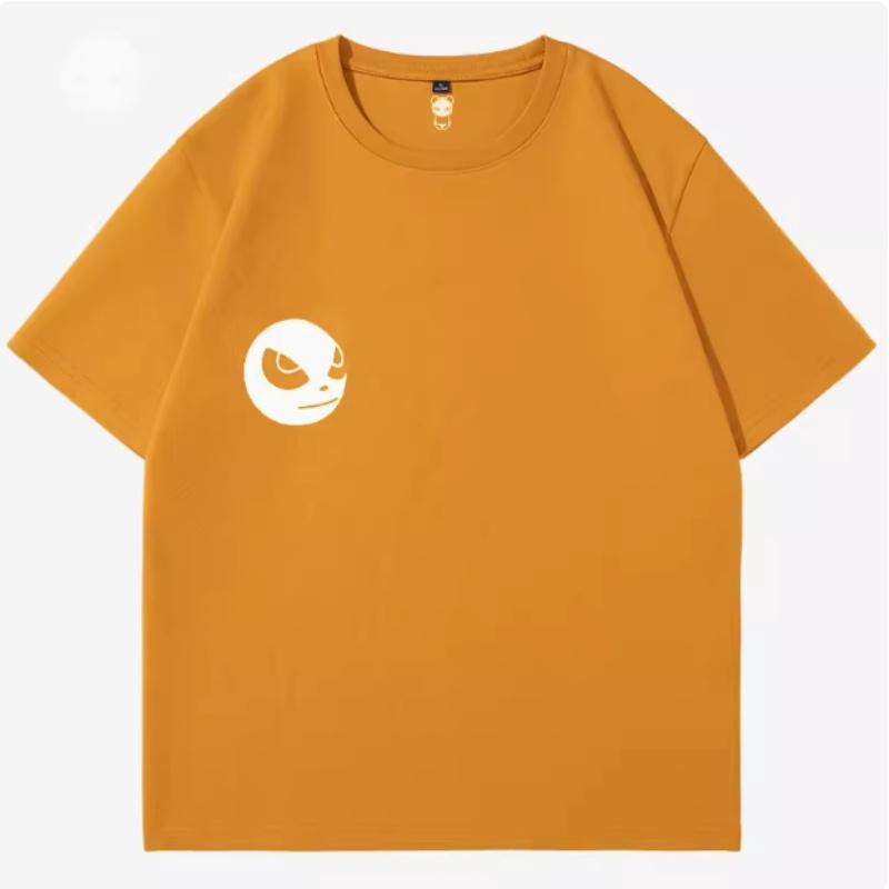 Trendy Brand Short-Sleeved Pure Cotton T-Shirt for Men's Summer