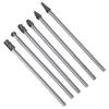 6pcs Tungsten Carbide Aluminum Rotary Files Burr Set 6mm Shank 10mm Cutting Diameter