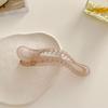 1 шт. Простая и прозрачная матовая заколка-уточка, женский французский ленивый стиль, креативная темпераментная заколка для волос, аксессуар для волос