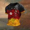 Germany Men's T-Shirt Deutschland FlagPrint O-Neck Short Sleeve Loose TeeShirts Streetwear Summer Men'sHandsome Clothing 3XL