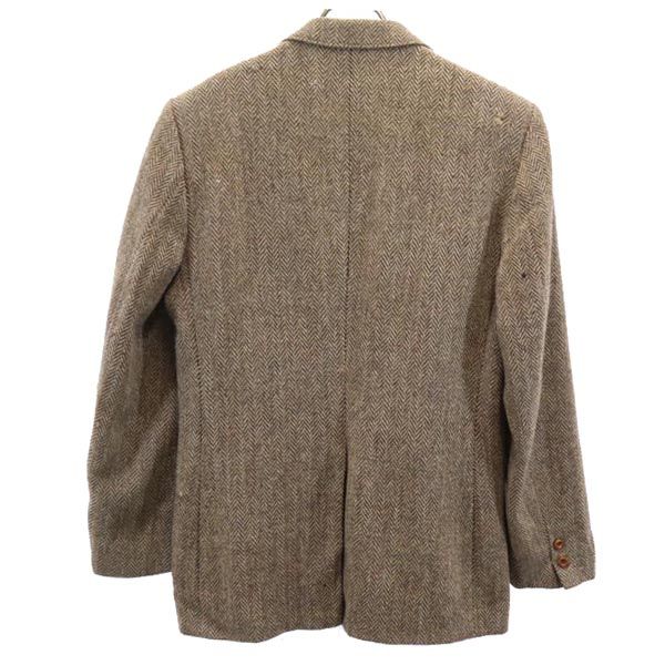 Harris Tweed Винтажный шерстяной пиджак в елочку 70-х годов Sears Sears Мужской Б/У