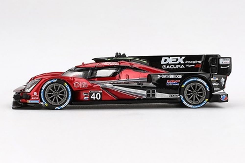 MINI GT Масштаб 1/64 Acura ARX-06 GTP IMSA 12 часов Себринга 2024 Победитель #40 Wayne Taylor Racing with Andretti Готовая модель MGT00836-BL