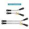 INJORA Stainless Steel High Clearance 4 Links Set Upgrade Parts For 1/24 RC Crawler Axial SCX24 Jeep Gladiator Dodge Power Wagon