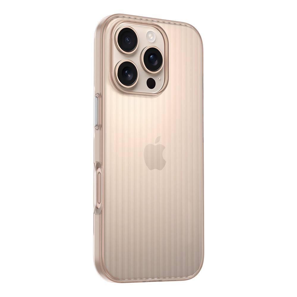 Применимо к чехлу для мобильного телефона iPhone17ProMax, гофрированная решетка, магнитное крепление, Apple 16Pro, Ледяной туман 15, защитный чехол