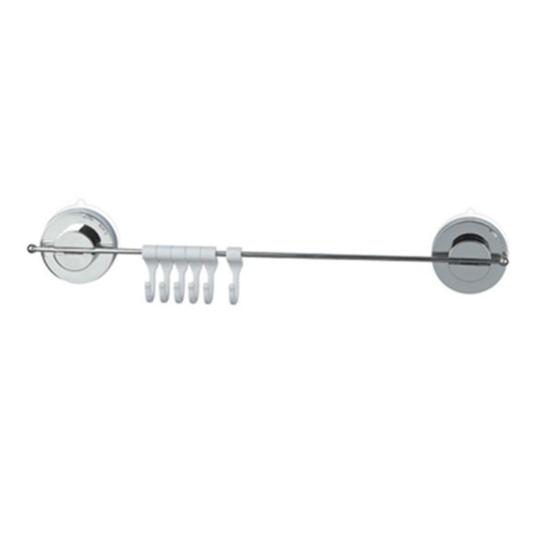 Suction Cups Vacuum ABS Hook Plant Pattern Eco-Friendly Towel Robe Bathroom Kitchen Shower Bath Coat Hooks