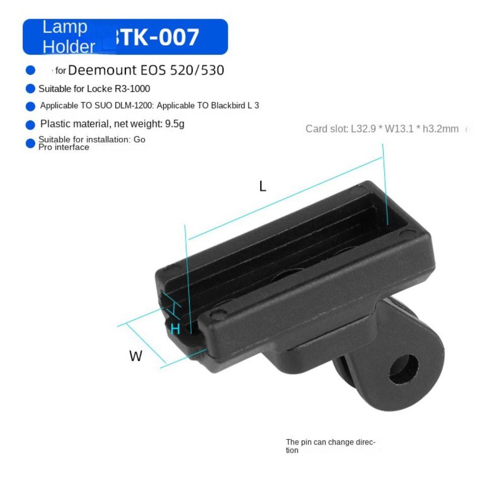 Aluminum Alloy Bicycle Front Light Holder Black Red Camera Stand for GoPro/ Brompton Cycling