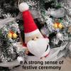 Santa Christmas Claus Plush Toy With Pp Cotton For Holiday Gift Decoration Room