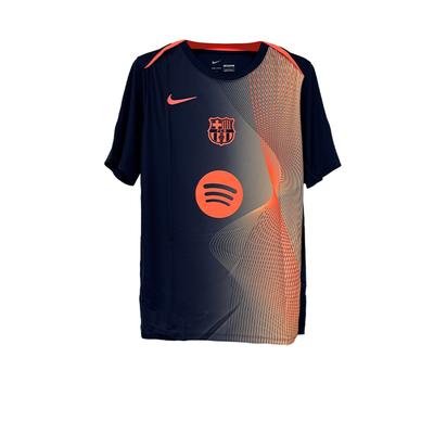 Удобный универсальный пуловер с коротким рукавом Dri-Fit Barcelona 25-26, футбольная футболка унисекс HM3437-411