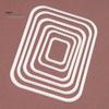 Stitched Rectangle Frame Cutting Dies DIY Scrapbook Paper Cards Stencil Mold