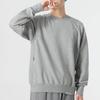 Nike Толстовки Мужские Светло-серые Круглый вырез Умеренный Обычный DQ5821-063