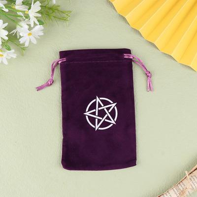 1 шт. бархатная сумка для хранения карт Таро Oracle, руны, созвездия, ведьма, аксессуары для гадания, ювелирные изделия, сумка для игральных костей, сумка на шнурке
