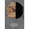 Wooden Modern Wall Clock, Hall Wall Clock, Living Room Wall Clock, Home Gift, 42cm