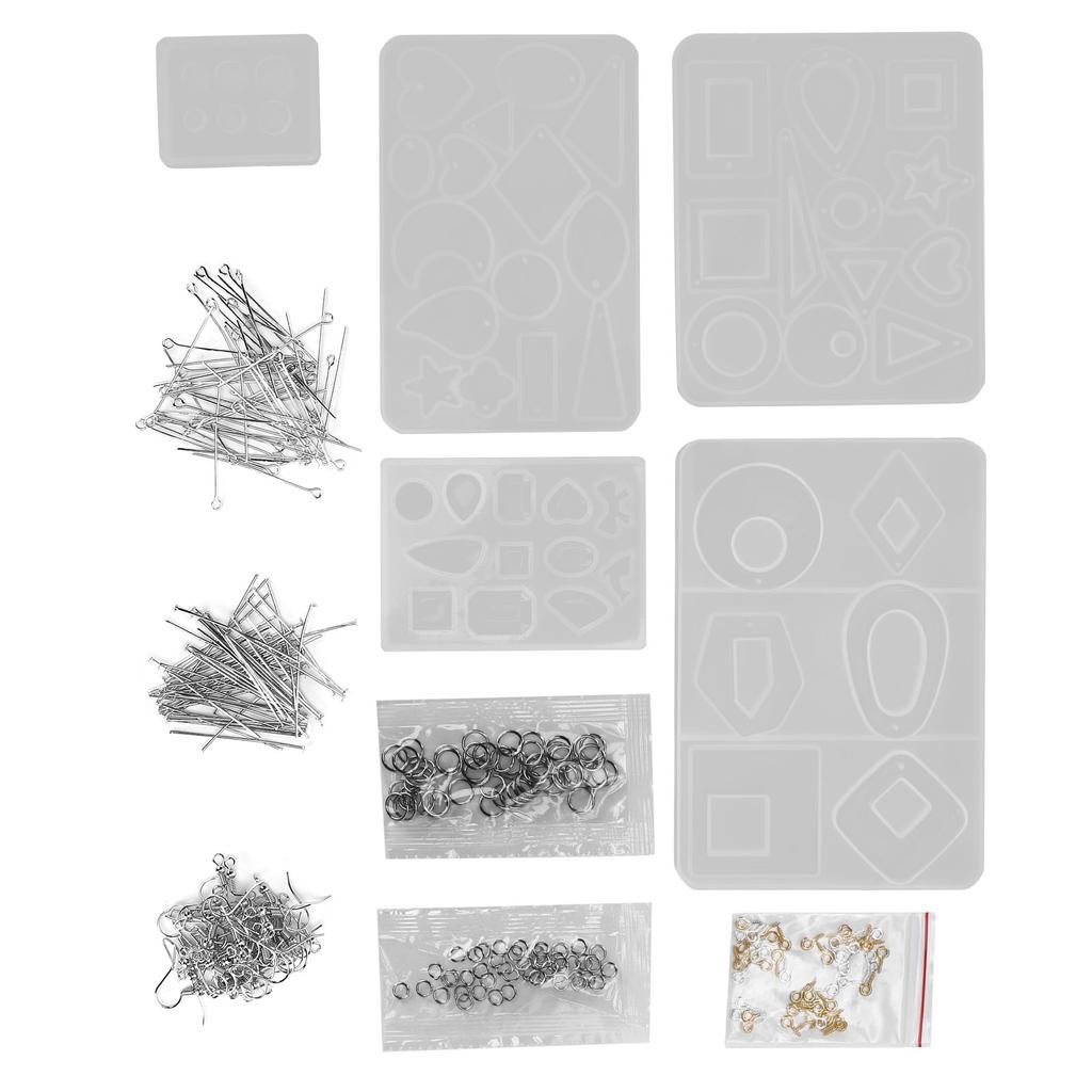 Наборы силиконовых форм для литья ювелирных изделий, инструменты и материалы для изготовления подвесок своими руками