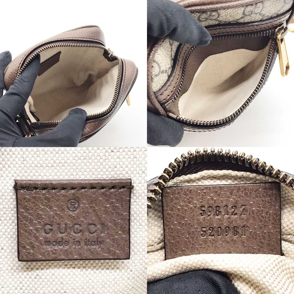 Б/у Сумка GUCCI на плечо бежевая ПВХ/кожа Женская