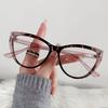 Transparent Cat Eye Computer Glasses Frame Women Men Anti Blue Light Round Eyewear Blocking Optical Spectacle Eyeglasses