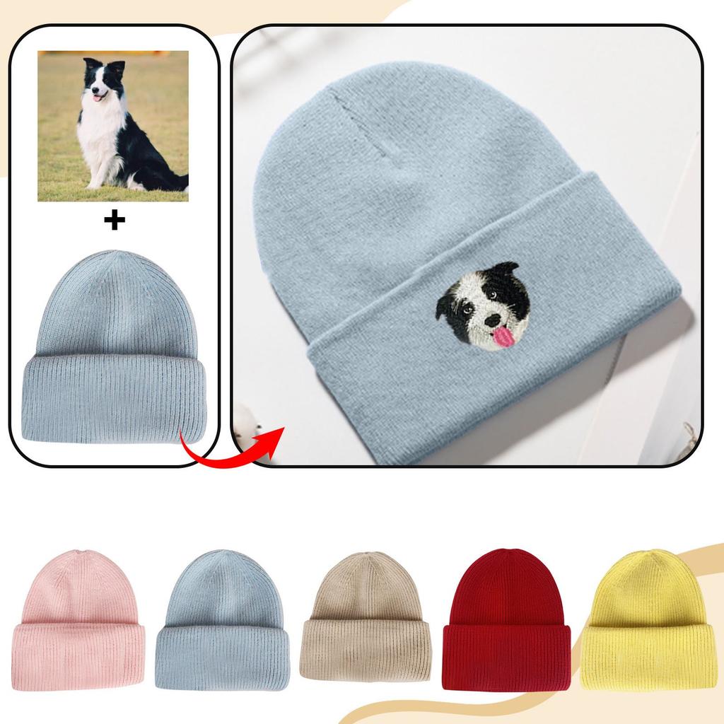 Индивидуальная вышивка раскраска питомец щенок питомец тема шляпа