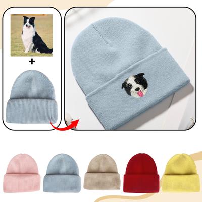 Индивидуальная вышивка раскраска питомец щенок питомец тема шляпа