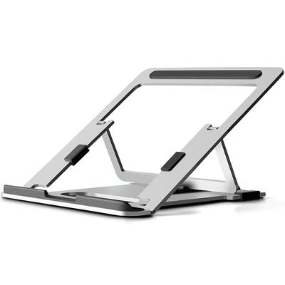 LOE (Japanese Design) Laptop Stand, 5-Stage Adjustable, Aluminum, Silver, 1 Unit