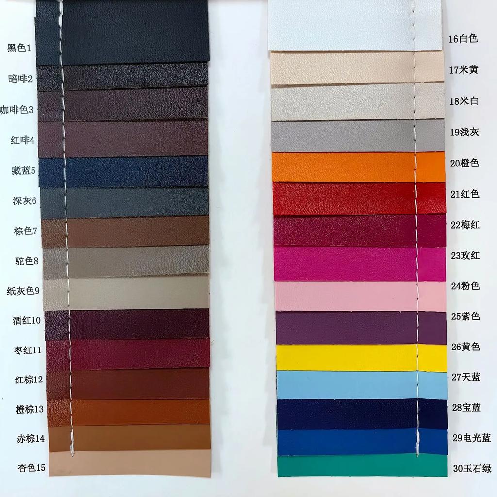 1.1mm 100x140cm PU Leather Thick Fine Sheep Grain Faux Leather Fabric For Sewing Luggage Sofa Car Cushion Furniture Upholstery
