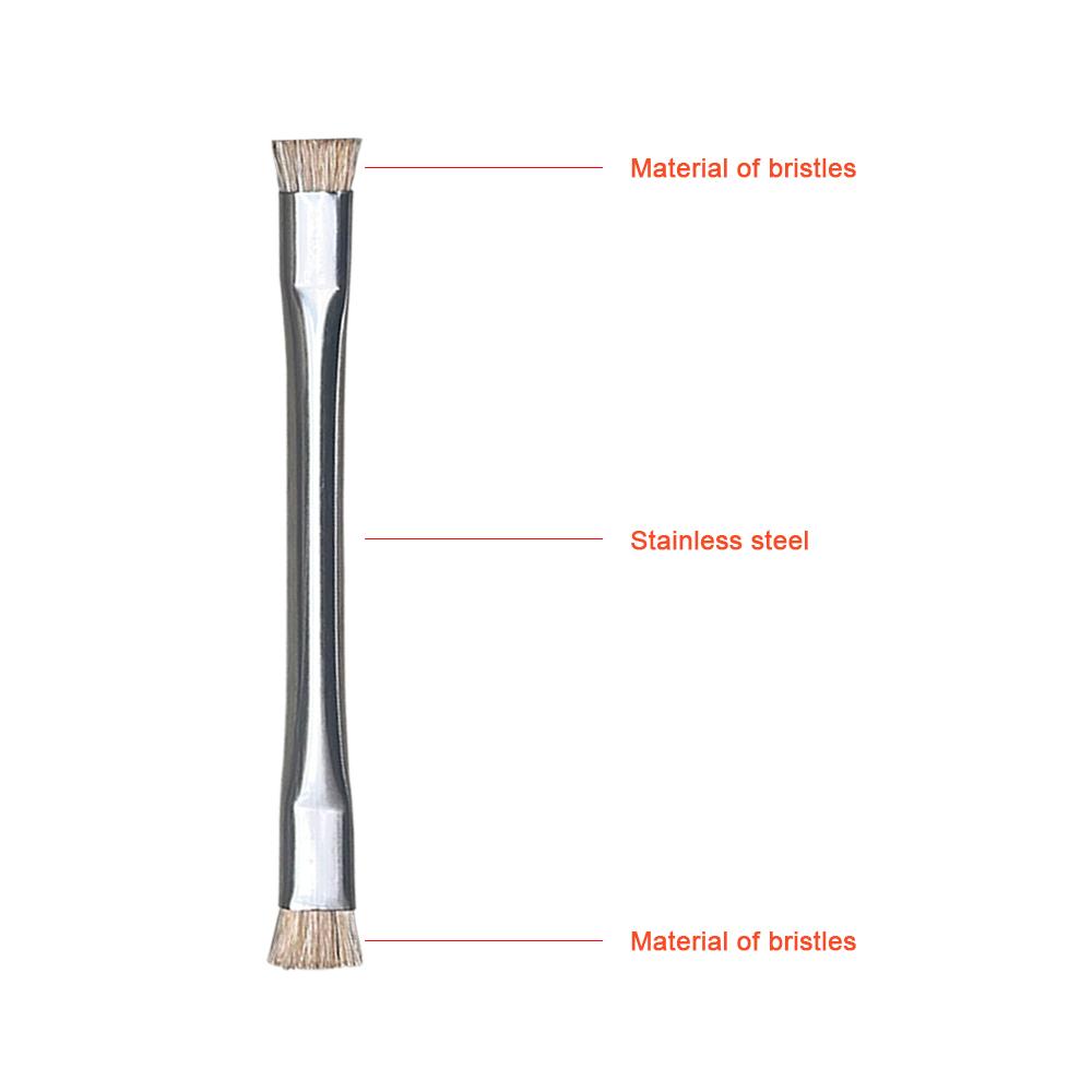 1 шт. Кисточка для пайки чипов материнской платы, очистка микросхем, очистка печатных плат от клея, очистка процессоров от пыли, ремонт BGA-компонентов, ручка из нержавеющей стали