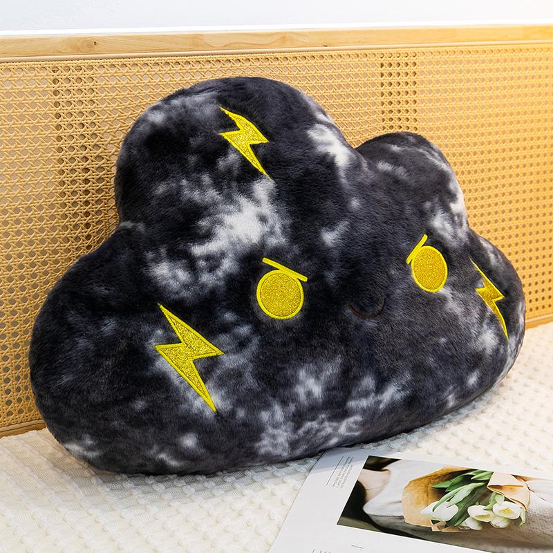 Creative Cloud Pillow - Cartoon Plush Expression Sleeping Cushion Doll Birthday Gift