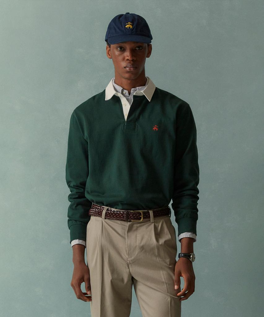 BROOKS BROTHERS Rugby T-Shirt (Green) (Bbntmbz103)