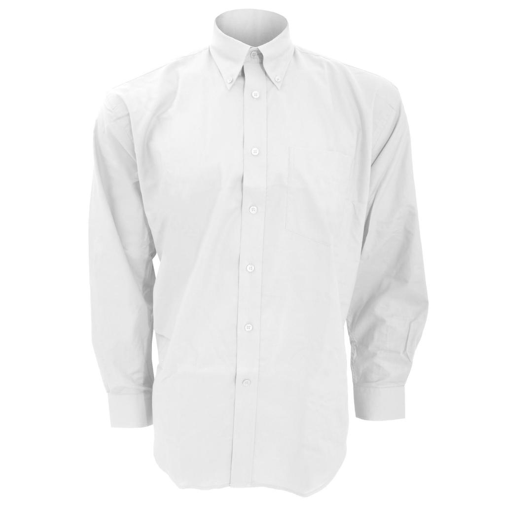 Kustom Kit Mens Workwear Oxford Long Sleeve Shirt