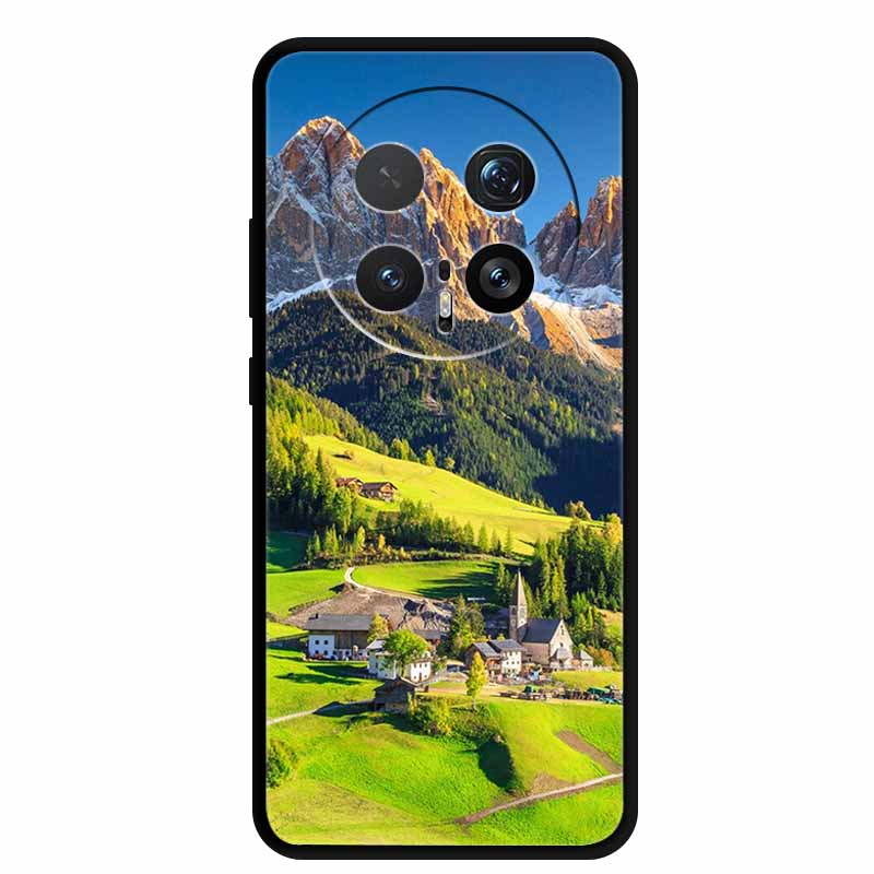 For Huawei Honor Magic8 Pro Case Colorful Protective Black Silicone Soft Case Cover for Honor Magic 8 Pro 5G Fashion Funda Cover