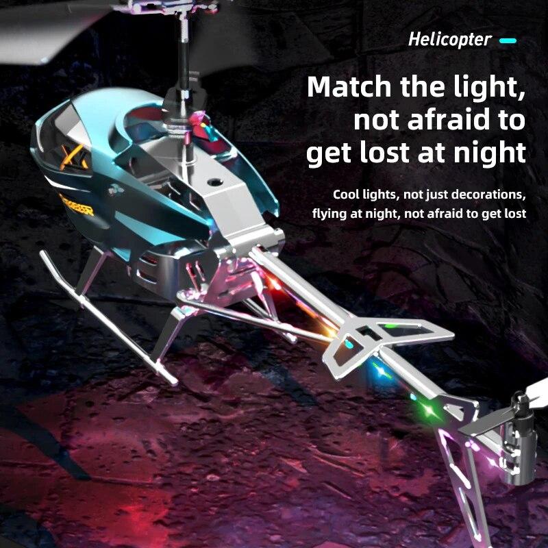 Новый 3,5-канальный легкий радиоуправляемый вертолет из сплава с защитой от падения, зарядка через USB, защита от падения и столкновения, беспроводная игрушка для полета самолета, детские игрушки в подарок