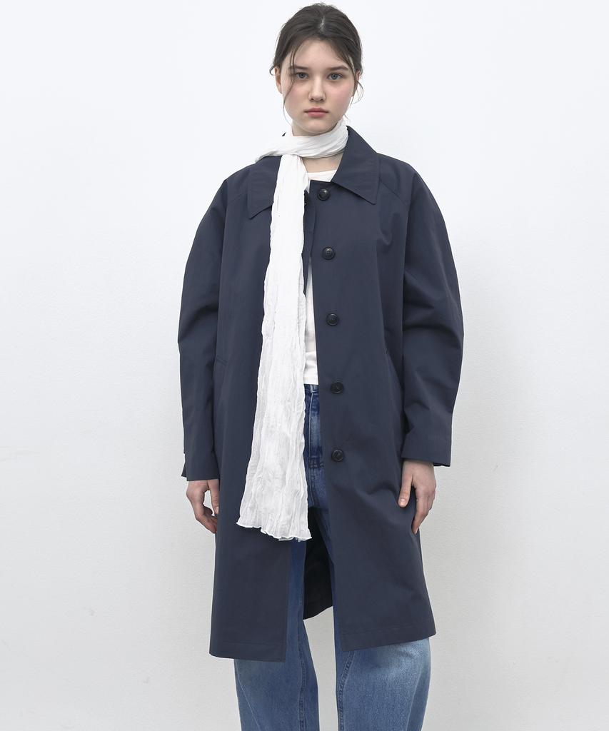 So Ir Half Trench Coat - Charcoal