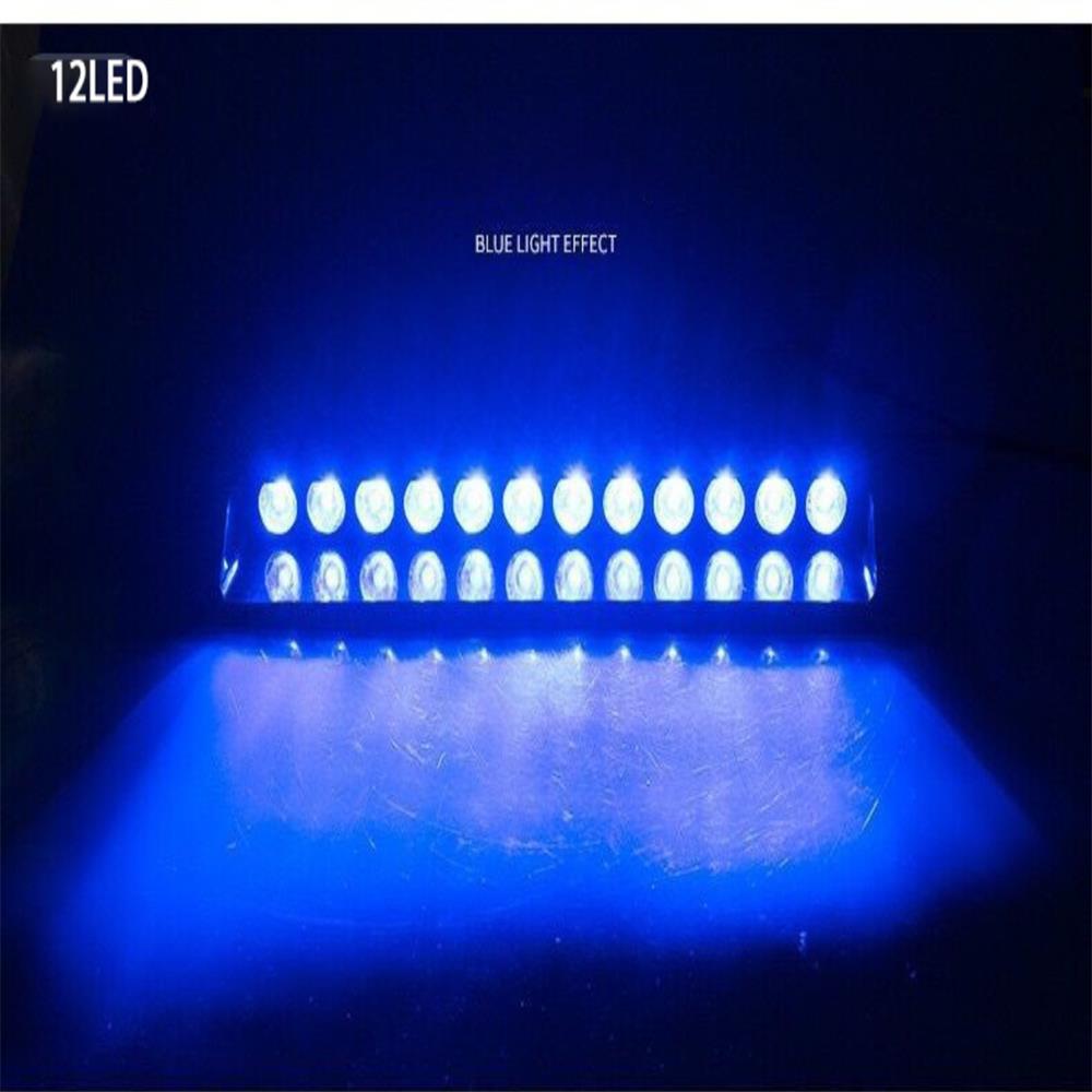 Ночной рыцарь 12 светодиодных полицейских стробоскопов Аварийная присоска Предупреждающая лампа Вспышка Тире Лампа Мигающая сигнальная лампа на лобовом стекле