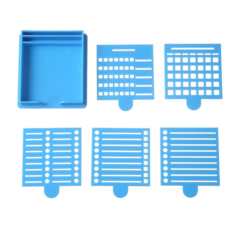 Sticky Note Organizer Sticky Note Stencil Sticky Note Storage Box for 3x3 Self-Sticky Note Pads