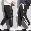 Men's Cargo Pants Casual Hip Hop Hit Color Multiple Pockets Trousers Streetwear Fashion Techwear Sweatpants Plus Sizes 7XL